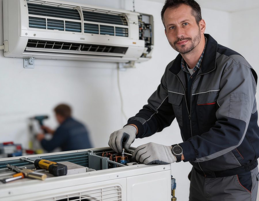 Ponicsán Kristóf klímát szerel