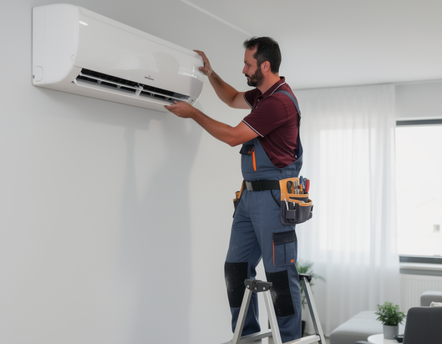 Ponicsán Kristóf klímaszerelés közbben